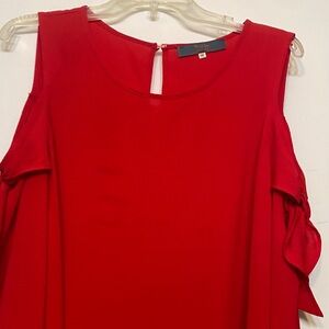 Madeline Vibrant Red Blouse